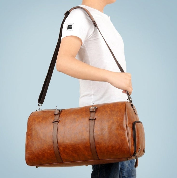 Synthetik Leder Wochenende Tasche