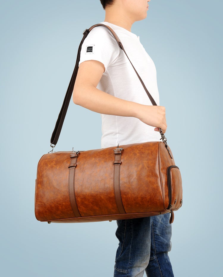 Synthetik Leder Wochenende Tasche