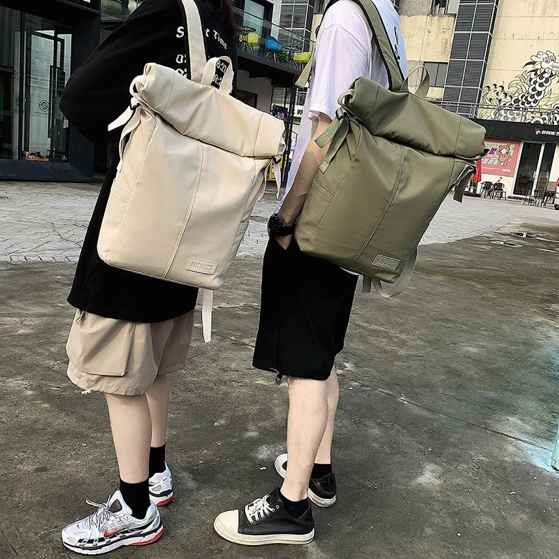 Roll top Nylon Rucksack