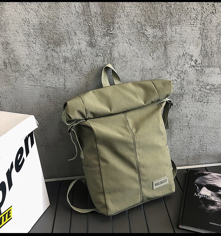 Roll top Nylon Rucksack