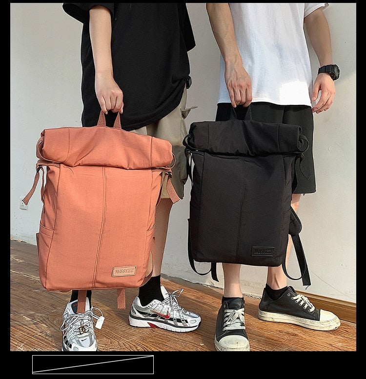 Roll top Nylon Rucksack