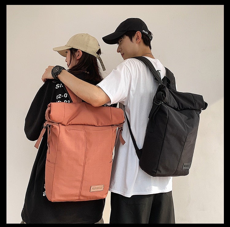 Roll top Nylon Rucksack