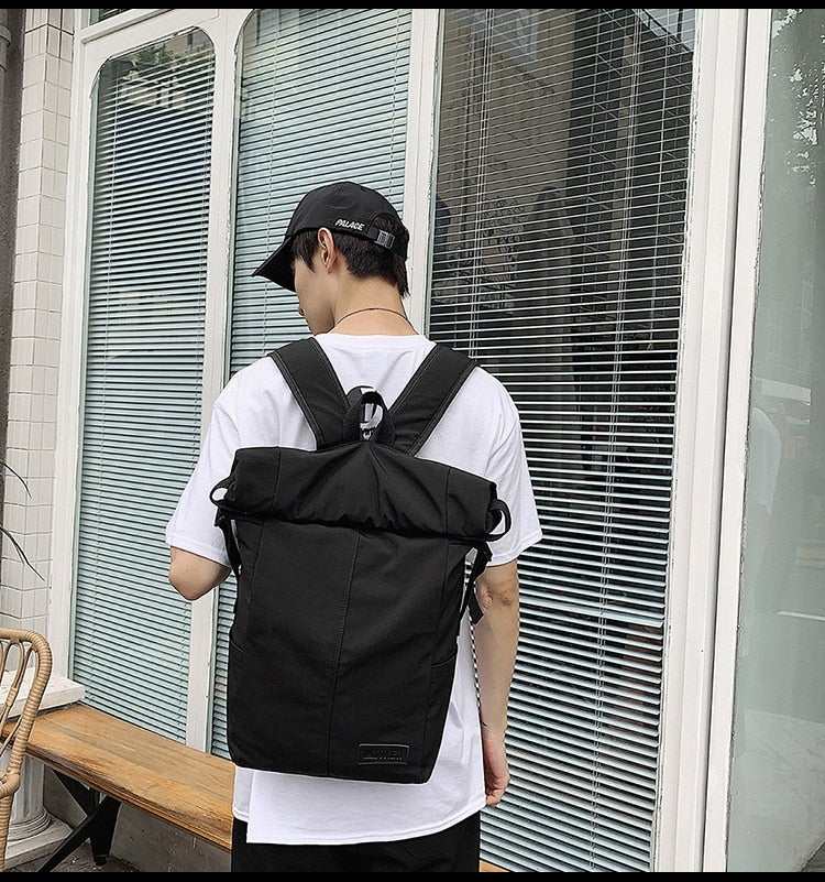 Roll top Nylon Rucksack