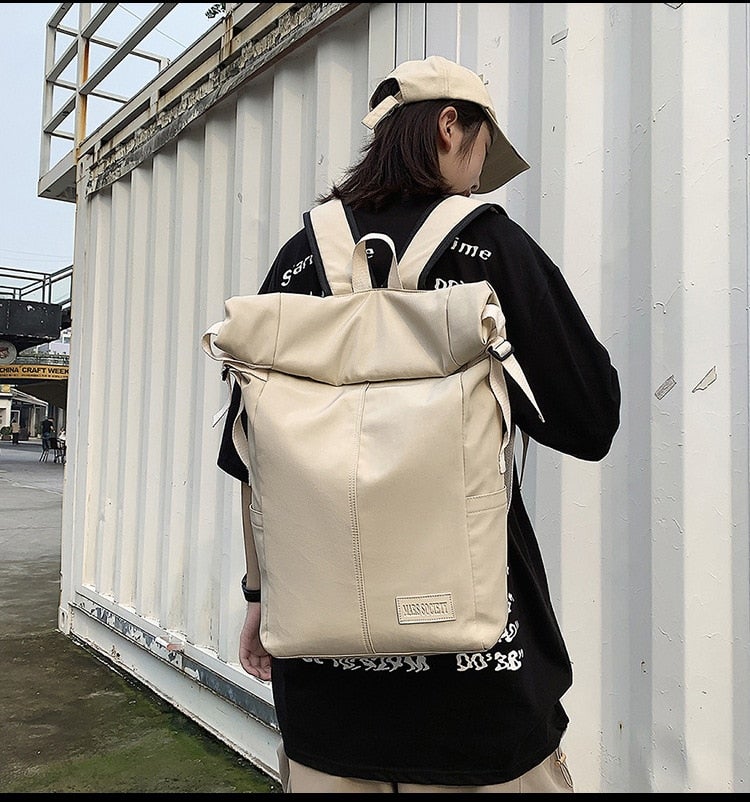 Roll top Nylon Rucksack