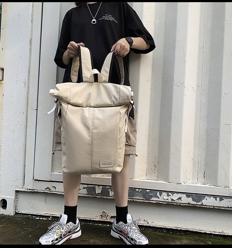 Roll top Nylon Rucksack