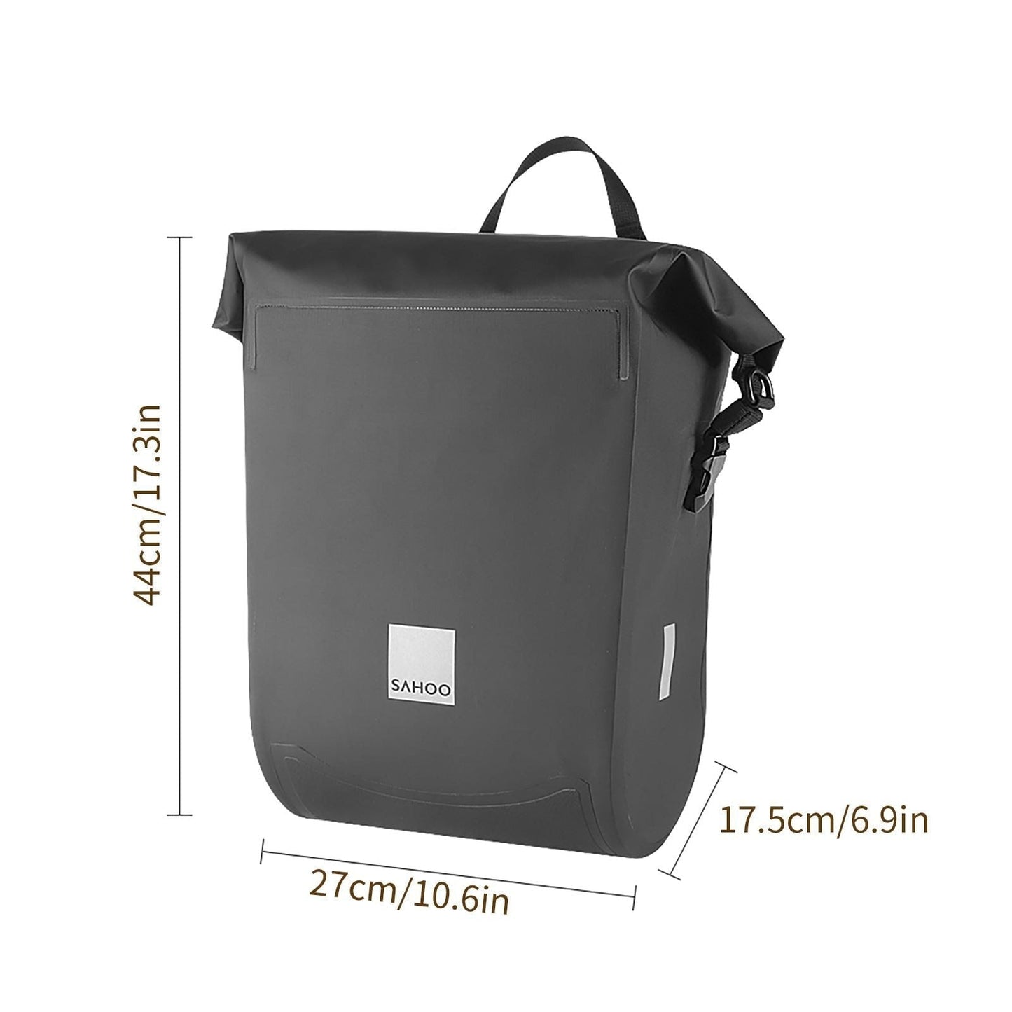 Roll-Laden Rucksack Fahrrad Fahrradtasche