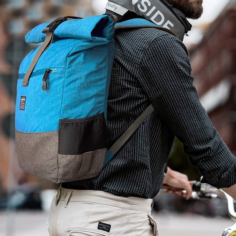 Roll Top Rucksack Mit Diebstahlsicherung Tasche