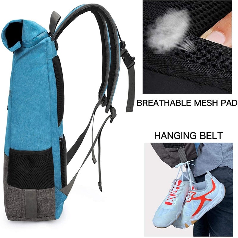 Roll Top Rucksack Mit Diebstahlsicherung Tasche
