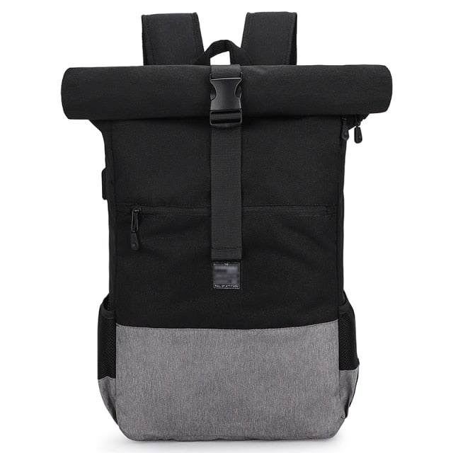 Roll Top Rucksack Mit Diebstahlsicherung Tasche