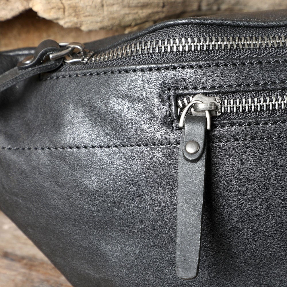 Rindsleder Leder Taille Tasche