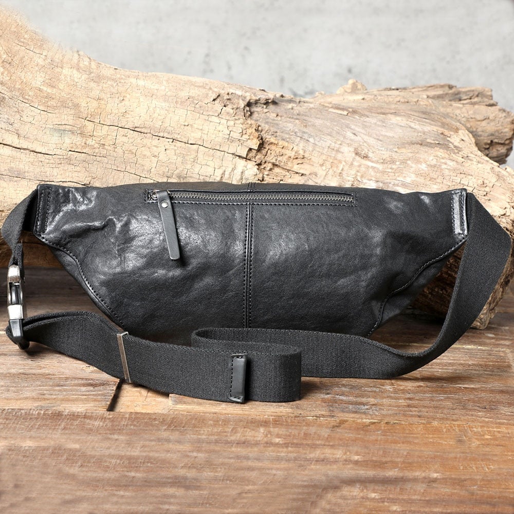 Rindsleder Leder Taille Tasche