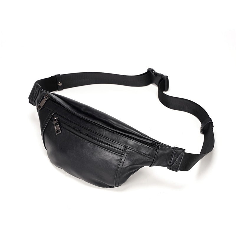 Leder Brust Und Taille Tasche