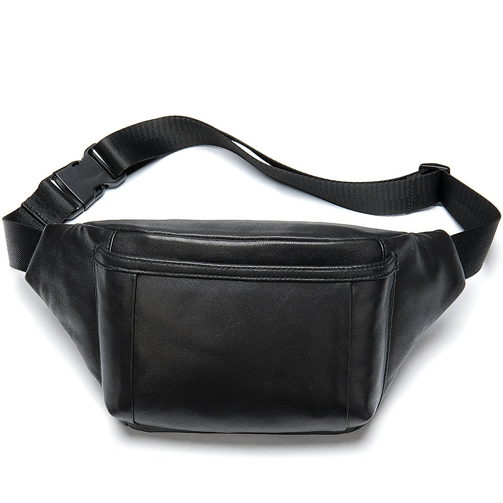 Leder Brust Tasche