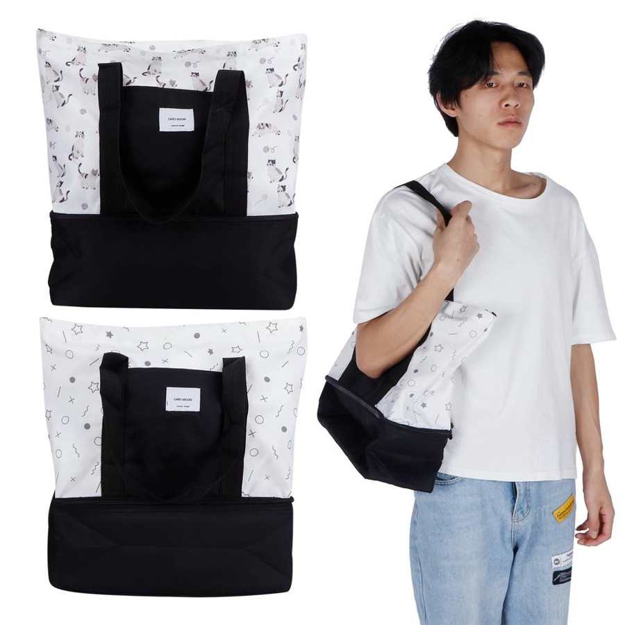 Isoliert Einkaufen Tasche