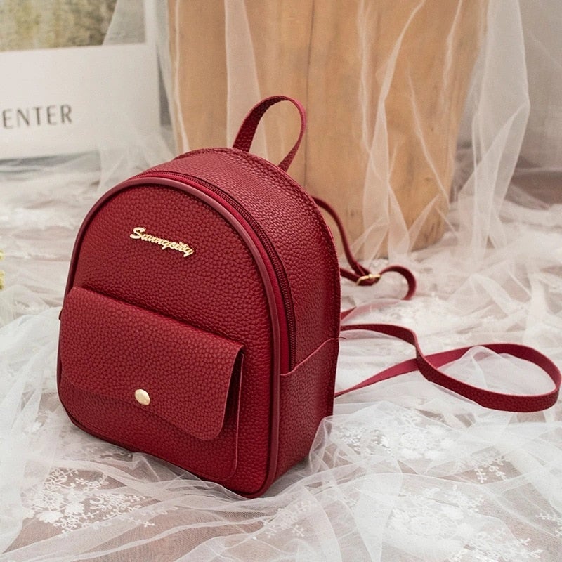 Mini Kinder Leder Rucksack