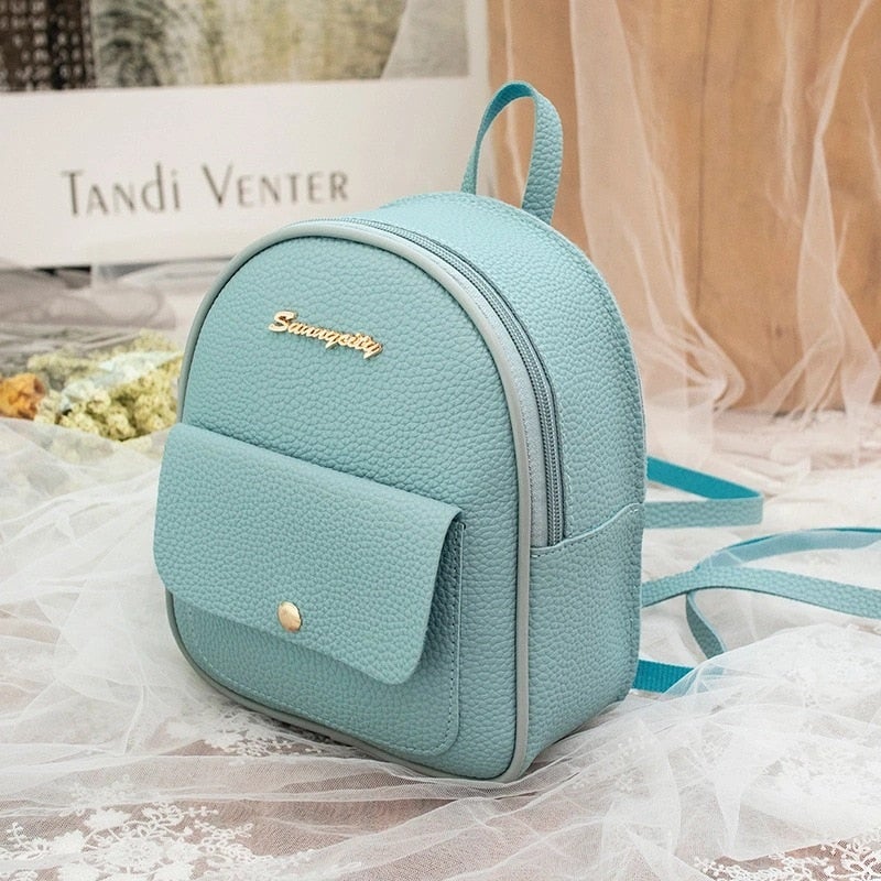 Mini Kinder Leder Rucksack