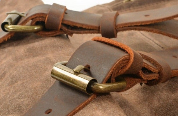 Jahrgang Rolltop Rucksack