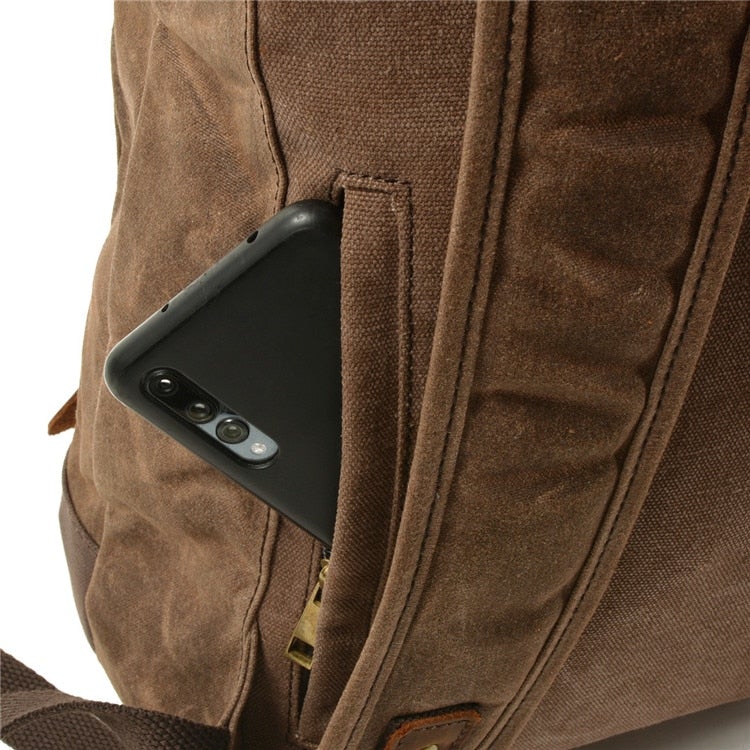 Jahrgang Rolltop Rucksack