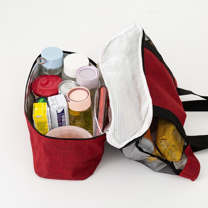 Picknick Und Einkaufen Tasche