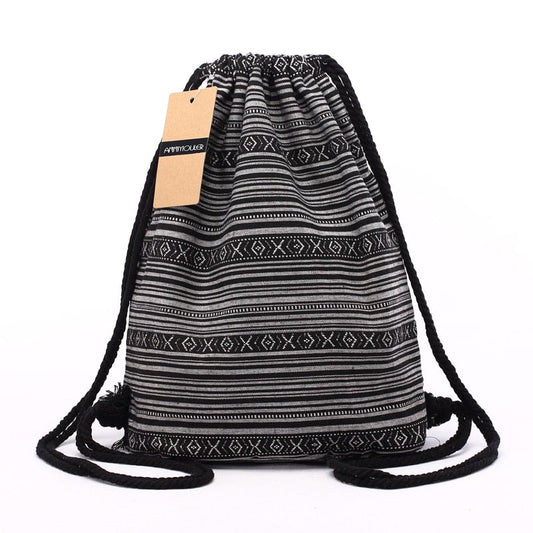 Hipster  Kordelzug Tasche
