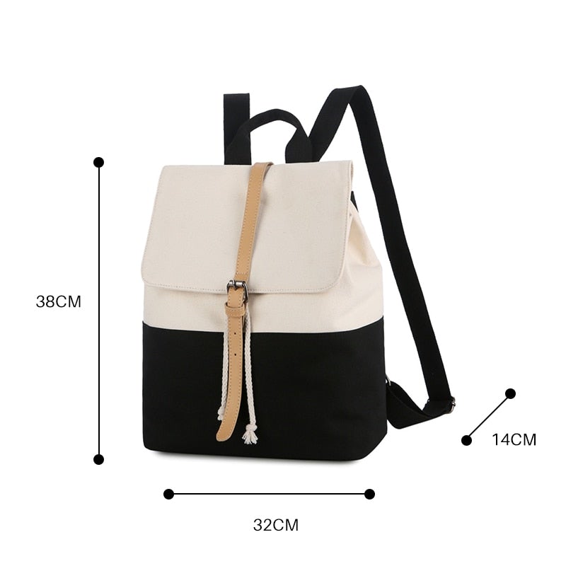 Damen Rucksack Zeichenfolge Stil