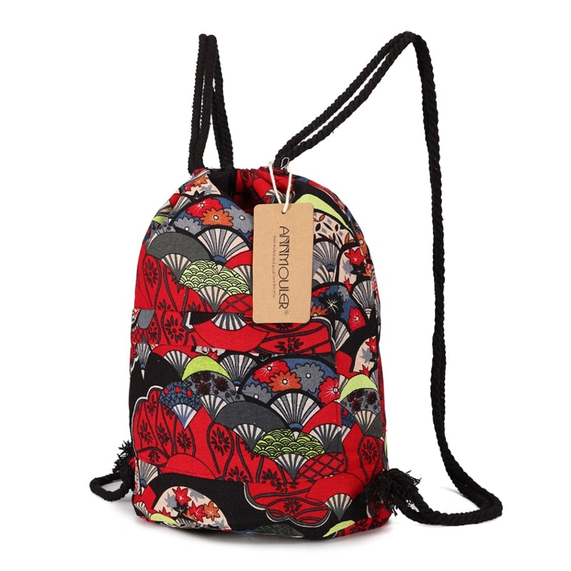 Jahrgang Kordelzug Tasche