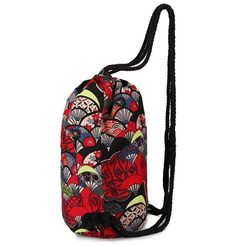 Jahrgang Kordelzug Tasche