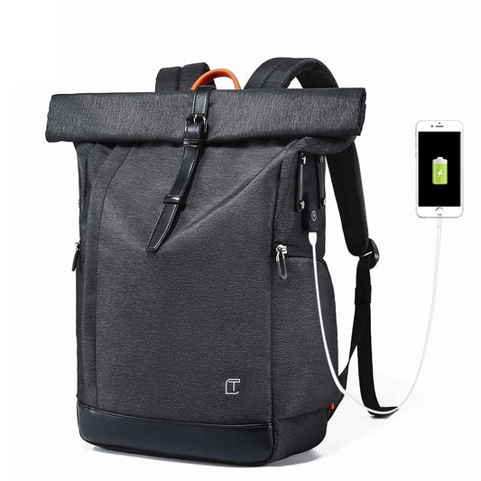 Rolltop Männer Laptop Rucksack