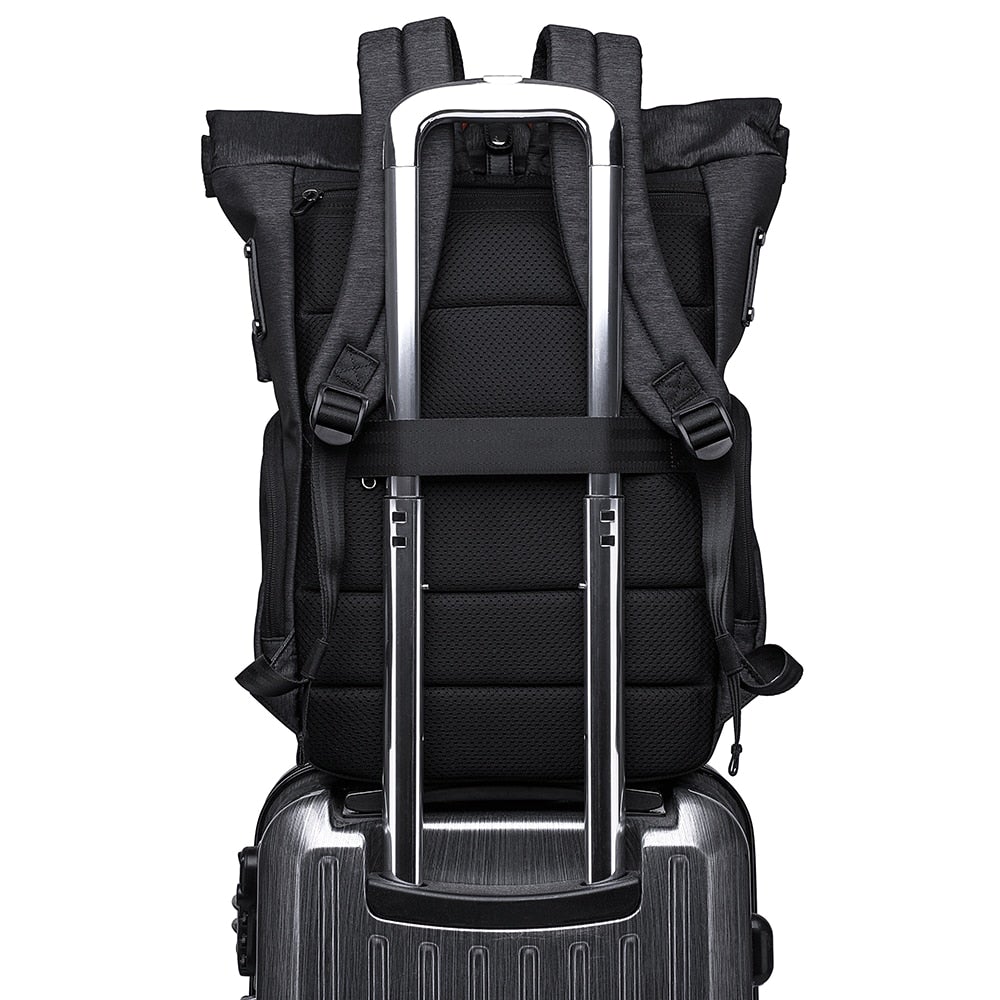 Rolltop Männer Laptop Rucksack