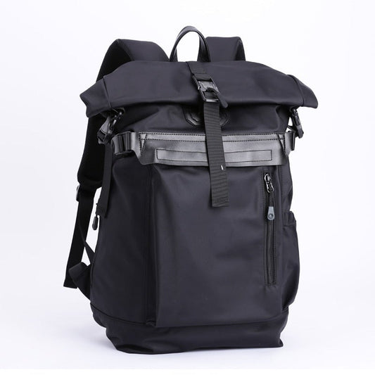 Oxford roll top backpack